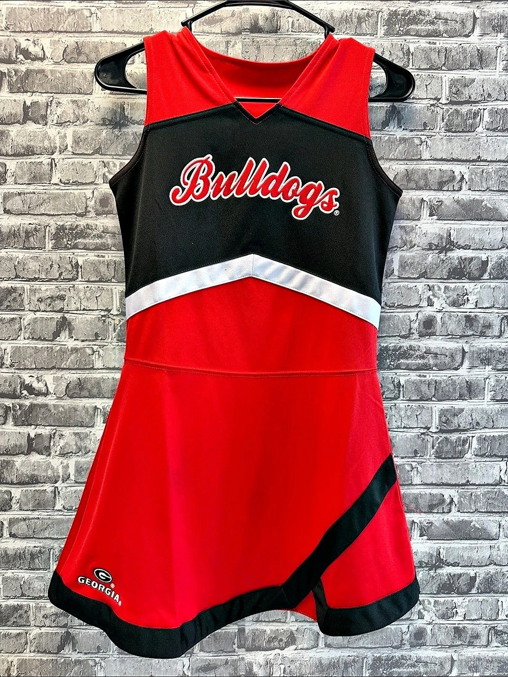 GEN Georgia Bulldogs cheer dress Girls Medium Color Block Cheer Dress